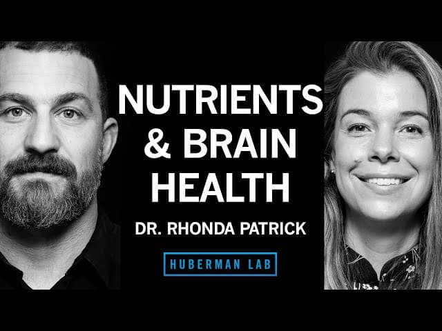 Dr. Rhonda Patrick: Micronutrients for Health & Longevity | Huberman Lab Podcast #70 cover