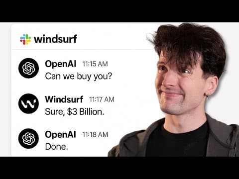 Thumbnail for Why is OpenAI buying a VS Code fork???