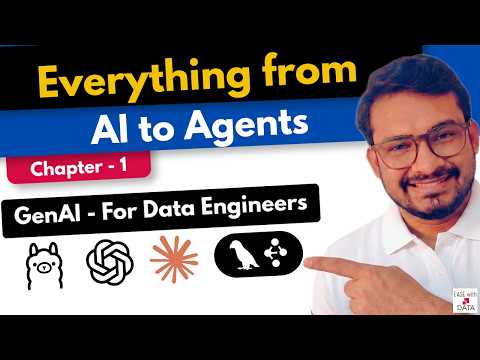 01 From AI to Agents| Fundamentals of AI | ML | DL | LLM & GenAI | How LLMs work | What are Agents