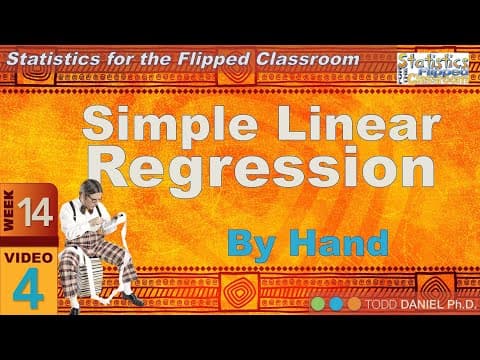 Thumbnail for How to do Simple Linear Regression by Hand (14-4)