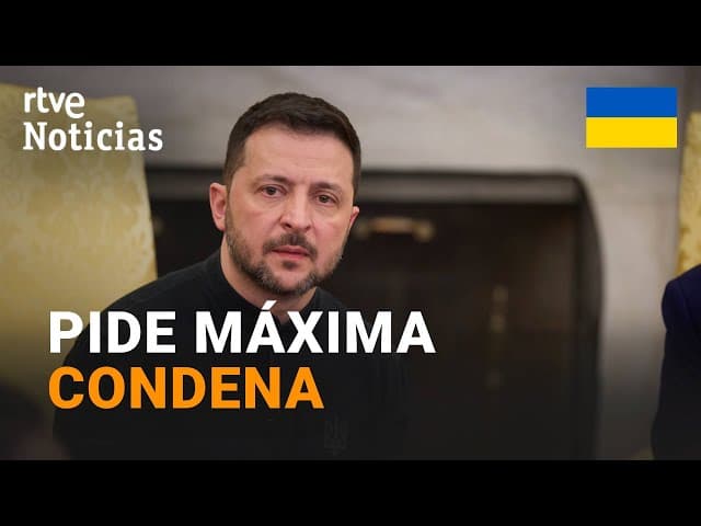 GUERRA UCRANIA: RUSIA ATACA CON DRONES JARKOV Y ODESA después de la MATANZA EN SUMI | RTVE Noticias cover