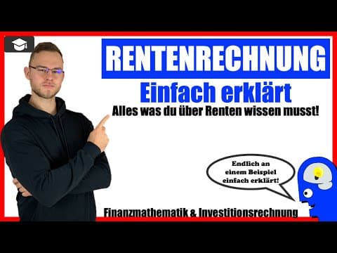 Thumbnail for Rentenrechnung einfach erklärt - Alles was du über Renten wissen musst!