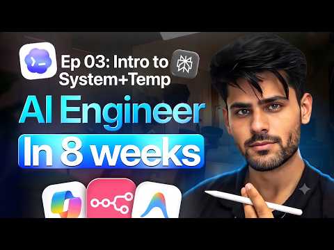 Ep 03: I Love You! System Role + Temperature | Free AI Engineer Course | 8 Weeks cover