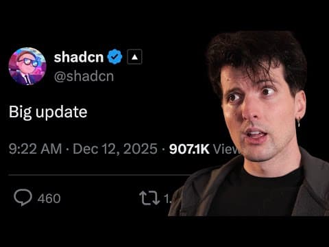 Thumbnail for Shadcn just changed forever