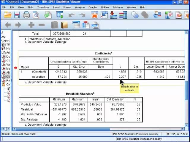 Linear Regression - SPSS (part 3) cover