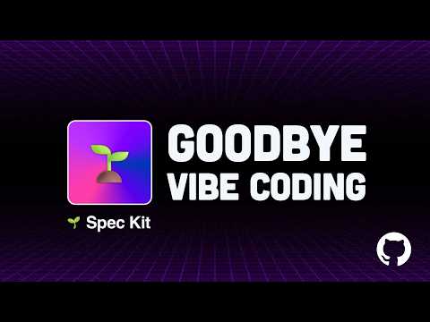 Thumbnail for Spec Kit: Github's NEW tool That FINALLY Fixes AI Coding