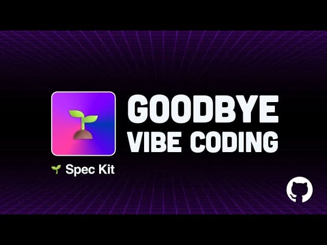 Spec Kit: Github's NEW tool That FINALLY Fixes AI Coding cover