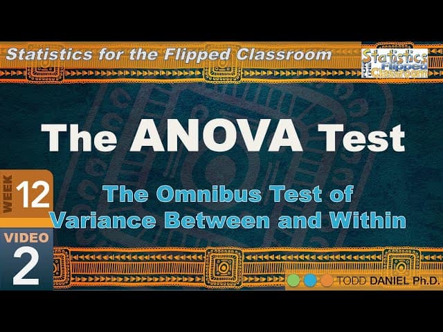 Foundations of ANOVA – Variance Between and Within (12-2) cover