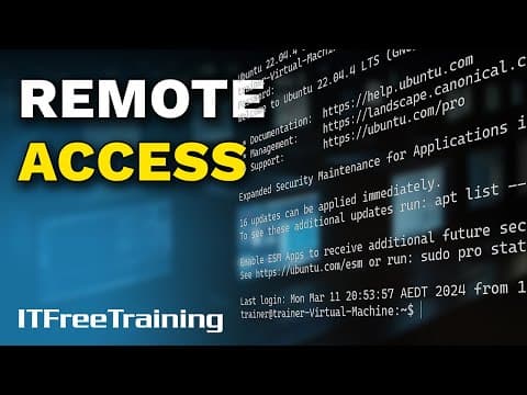 Remote Access - CompTIA A+ 220-1101 – 6.6