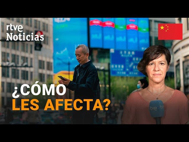 ARANCELES TRUMP: En CHINA AUMENTA la PREOCUPACIÓN por la GUERRA COMERCIAL con EE.UU. | RTVE Noticias cover