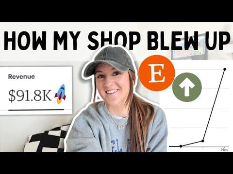 Thumbnail for How I Scaled a New Etsy Shop to $91,894.12 in 3 Months