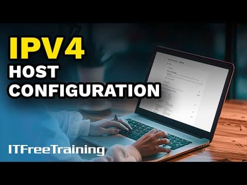 Thumbnail for IPv4 Host Configuration - CompTIA A+ 220-1101 – 5.7