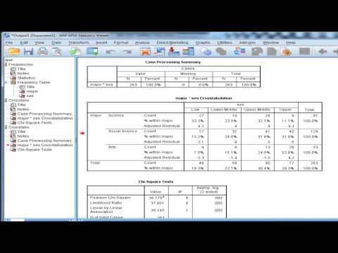 Thumbnail for Chi-Square - Post-Hoc Testing - SPSS (Part 2)