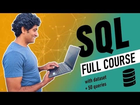 Thumbnail for Learn SQL for Data Analysis in one hour (with sample dataset + 50 queries)