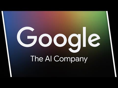 Thumbnail for Google: The AI Company. Google is amazingly well-positioned... will they win in AI? (audio)