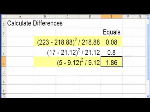 Thumbnail for 2 by 2 Table - Step by Step Example (part 2)