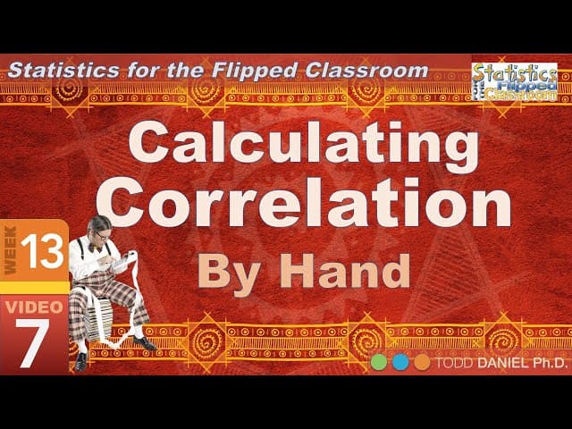 How to do a Pearson Correlation by Hand (13-7) cover