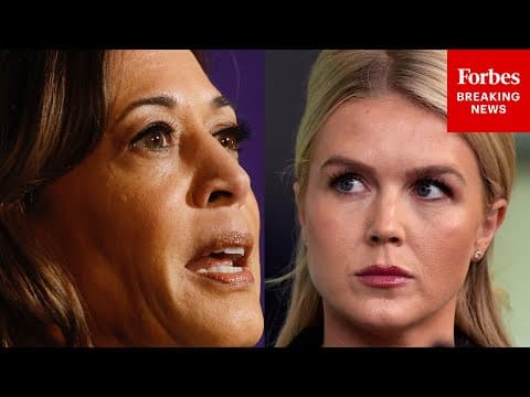 Thumbnail for BREAKING NEWS: Karoline Leavitt Holds Press Briefing After Kamala Harris Bashes Trump In SF Speech