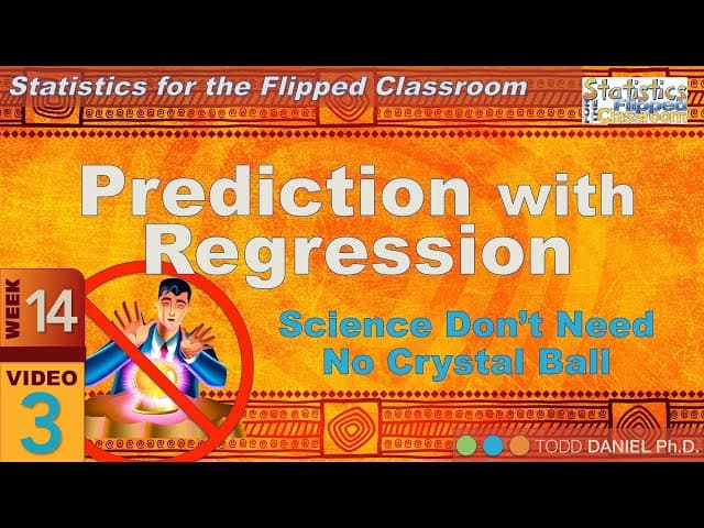 Foundational Regression – Using Regression for Prediction (14-3) cover