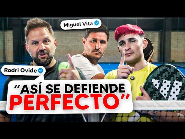 APRENDE la DEFENSA de PÁDEL con RODRI OVIDE y MIGUEL VITA - Tutorial Defender Perfecto cover