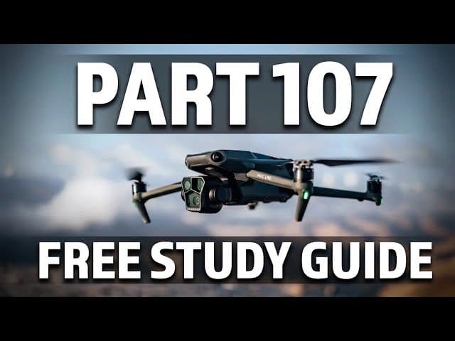 FREE Part 107 Study Guide- FAA Drone Certification Exam 2026-2027 cover