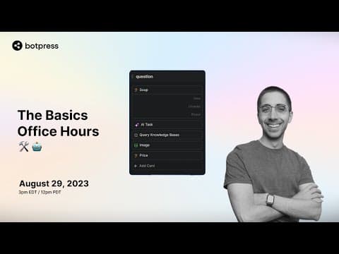 Thumbnail for EP 10: Building a Bot from Start-to-Finish