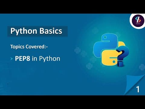 What is PEP8 in Python | Python Tutorial for Beginners in Hindi | Python Interview Questions
