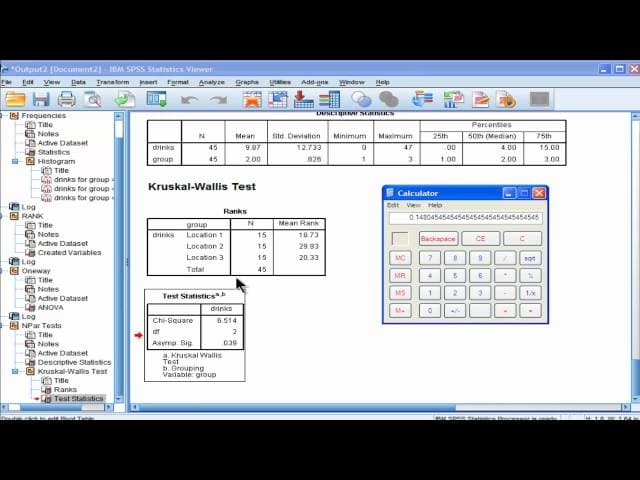 Kruskal-Wallis - SPSS (part 3) cover
