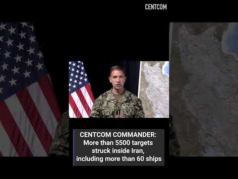CENTCOM Commander issues update on Operation Epic Fury