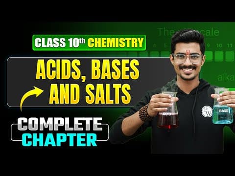 Thumbnail for Acids Bases and Salts Complete Chapter | ICSE Class 10 Chemistry | Sunil Sir