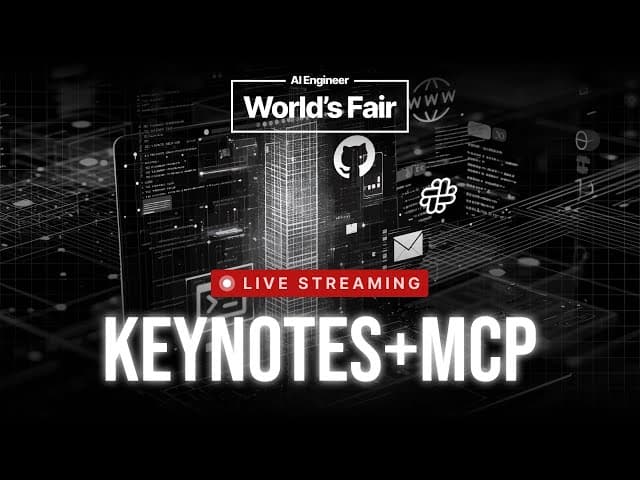 AI Engineer World's Fair 2025 - Day 1 Keynotes & MCP track ft. Anthropic MCP team cover